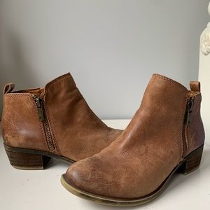 Lucky Brand leather booties